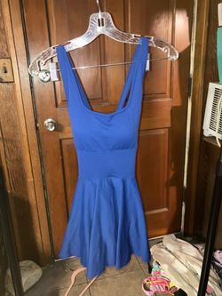 Blue athletic dress