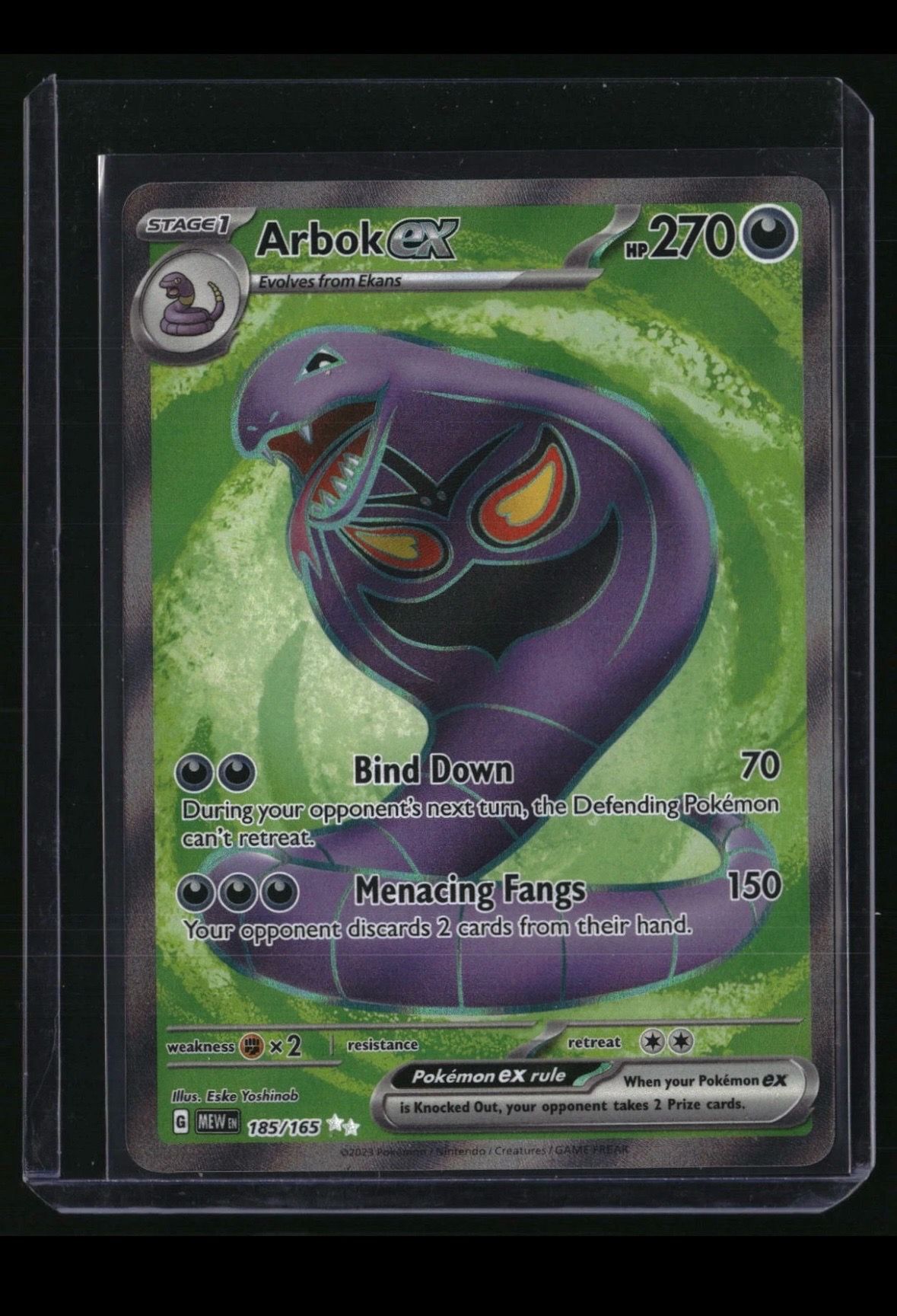 SV: Arbok ex Scarlet & Violet 151 #185/165