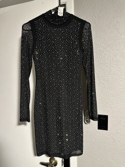 **NWT - SEQUIN AND BLACK DRESS - Perfect For New Years*