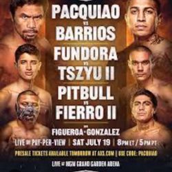 Pacquiao vs. Barrios RINGSIDE