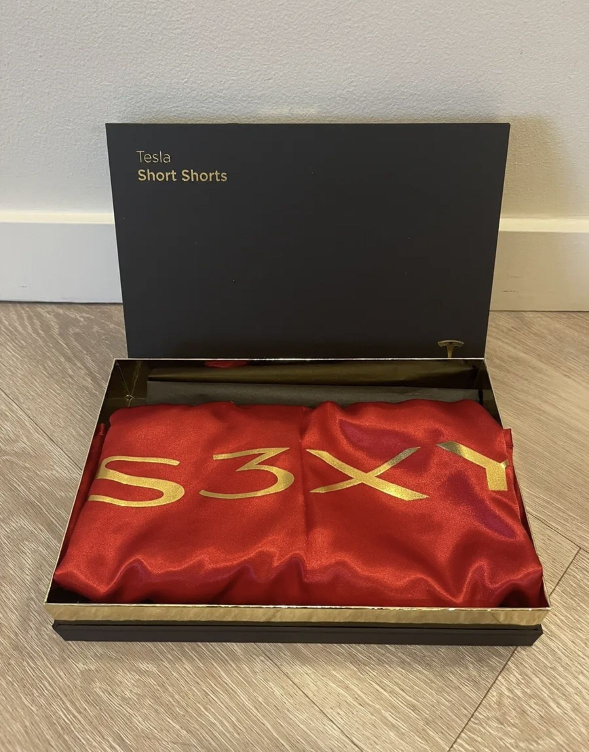 Tesla Red Women’s Short Shorts S3XY SEXY Size XL (Extra Large)