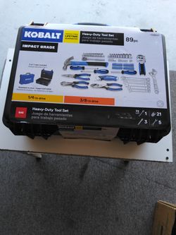 Kobalt 89 piece Heavy Duty Tool set