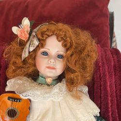 24’ Inches Porcelain Doll “ Amanda” 