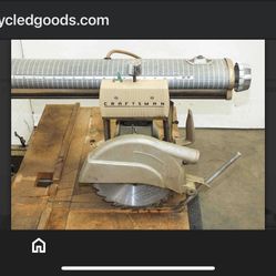 VINTAGE CRAFTSMAN RADIAL 100 Extension Arm Table Saw 1950’s
