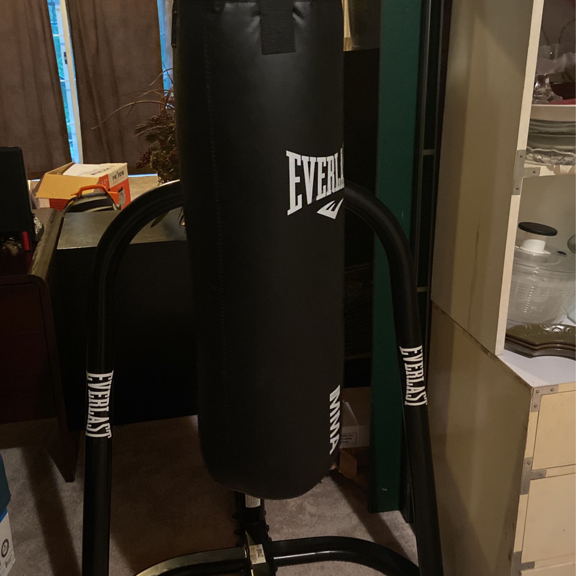 everlast punching bag and speed bag 