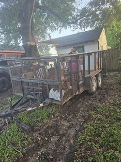 14ft cage trailer - lost title