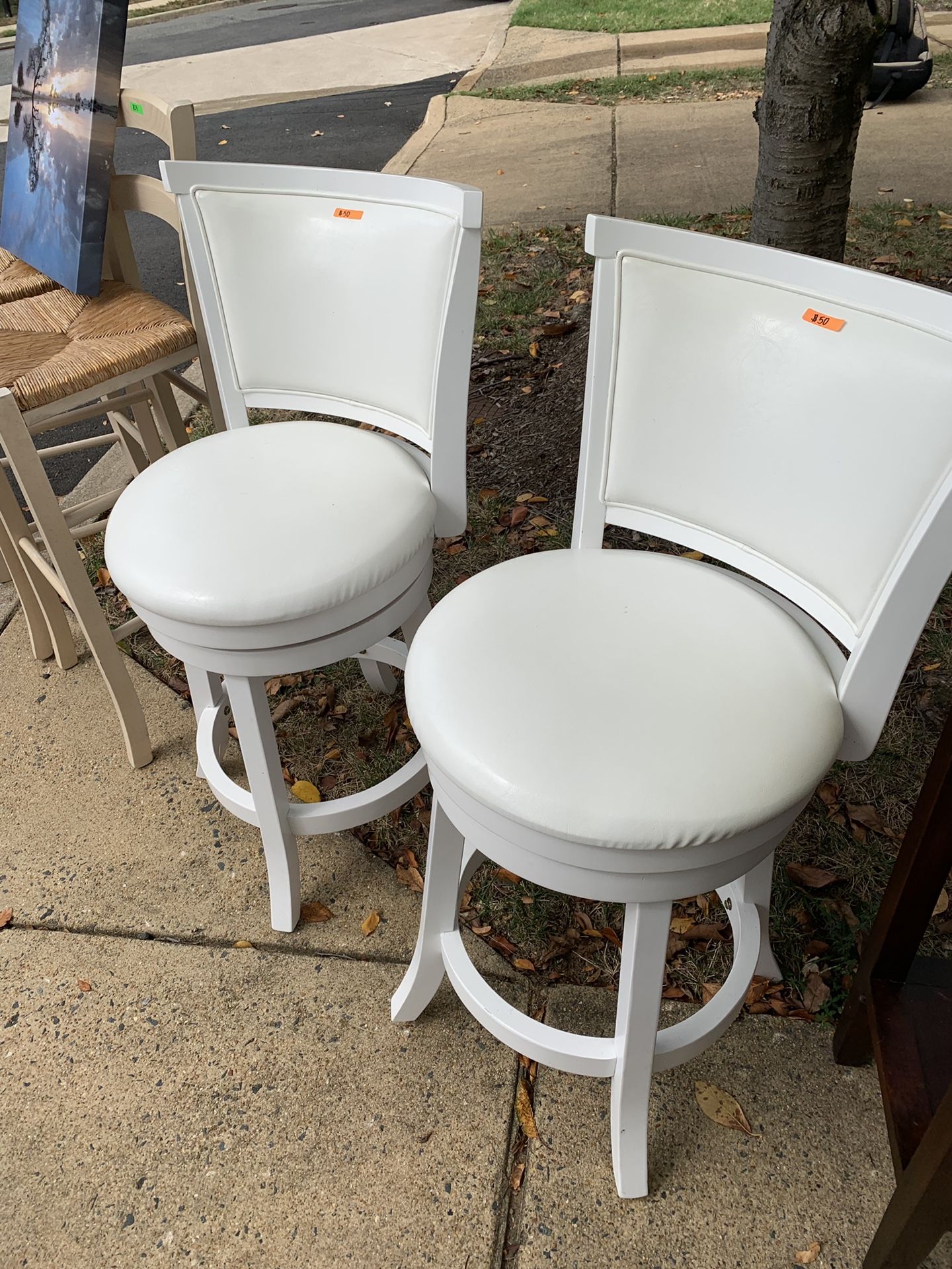 Bar stools swivel