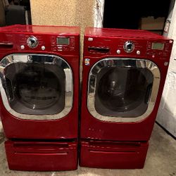 Lg Steam Washer And Steam Gas Dryer