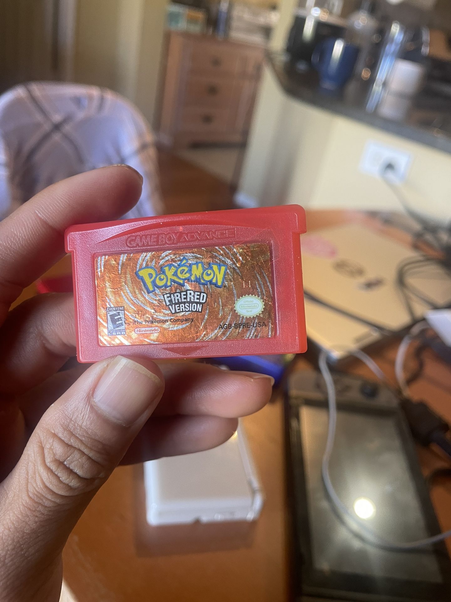 Authentic Pokemon Fire Red 