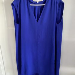 LIKE NEW- Women’s RACHEL Rachel Roy Size Small Electric Blue Dress with pockets