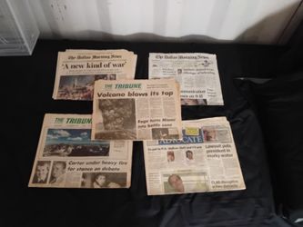 Vintage Headline Newspapers