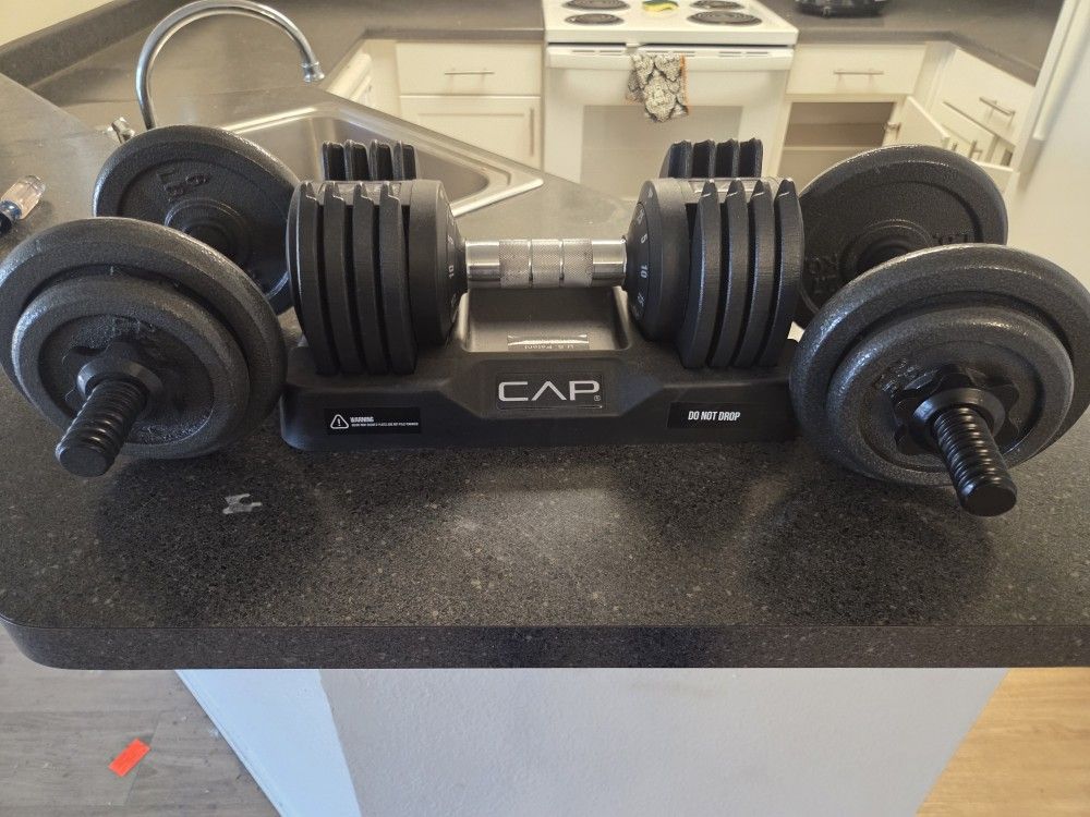 Cap Weights And 2 Extra Hand Weights