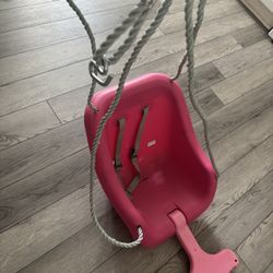Pink Baby Swing
