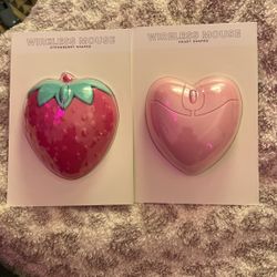Heart strawberry Valentines Target Wireless Mouse 