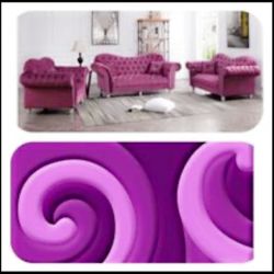 3pc W/Chair Or W/chaise $1500 FREE RUG NEW