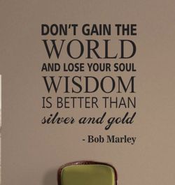 PRE MADE Wall Decal Home Decor Bob Marley a Music