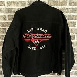 Harley Davidson Cafe jean jacket