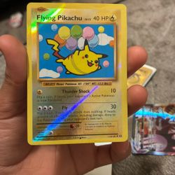 Flying Pikachu Card