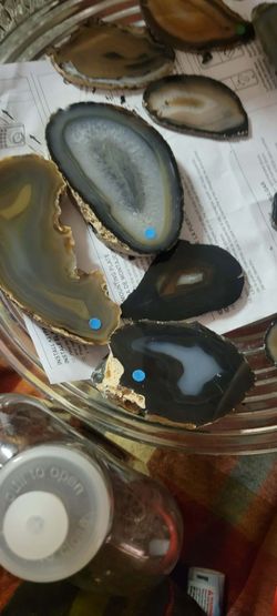 Natural Agate Slices thick and thin all polished