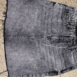 Women’s Black Jean Skirt 