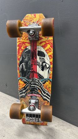 Custom Shaped Powell Peralta Coffin Skateboard Cruiser Complete