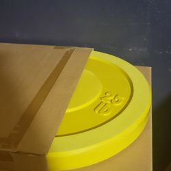 Olympic Rubber Bumper Plates - 25lb