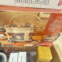 Oval Chef Serving Dishes With Topper&Warmer