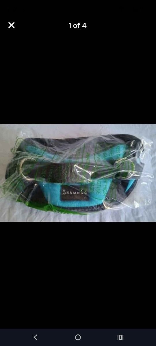 Dog Harness in Oceanic Blue, New Shawn Co Essential, size small