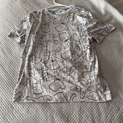 Bart Simpsons Grey Shirt