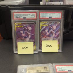 2019 Pokémon Sun And Moon Mewtwo Tag Team Unified Mines