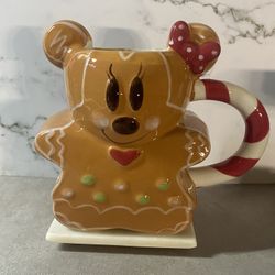 Christmas Minnie Mouse Gingerbread Mug Cup