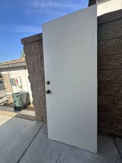Fire Door for Garage with Hinges and Handle
