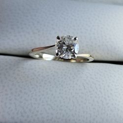 Vintage Diamond Ring 18 K