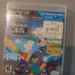 Ps3 Game Phineas And Ferb With Box No Manual 10 Dollars Firm 