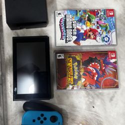 Nintendo Switch With 2 Games!