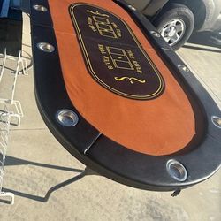 Barrington 10 player poker table