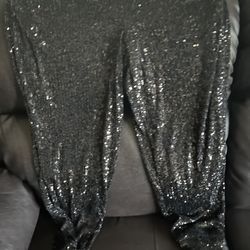 Cable And Gauge Size L In Sequins Pants 