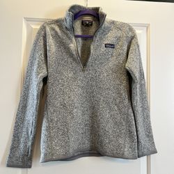 Patagonia Women’s Birch White Better Sweater Quarter Zip Fleece