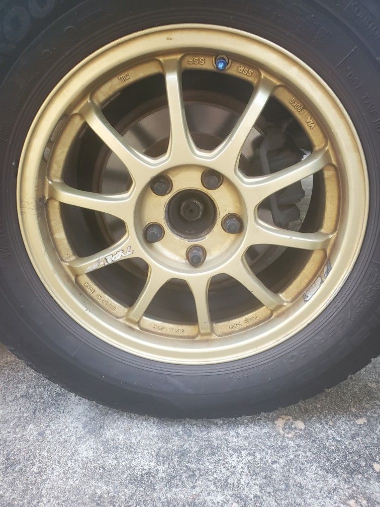 Gold 16"  SSR rims