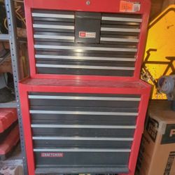 Classic Craftsman Stand Up Red Rolling Toolbox 