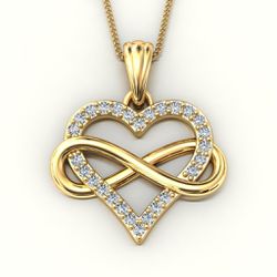 Infinity Heart Pendant 