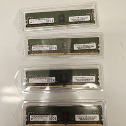 Memory Ram PC4-2933Y-RE2-12 Set Of 4 X 16 GB = 64 GB