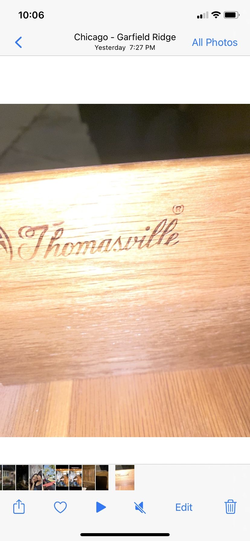 Antique Thomasville Furniture Set