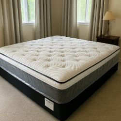 Brand New King Size Pillow Top Mattress – 14” Thick for Superior Comfort. Direct from Factory. Also Available: Twin, Full & Queen. Fast Same-Day Deliv