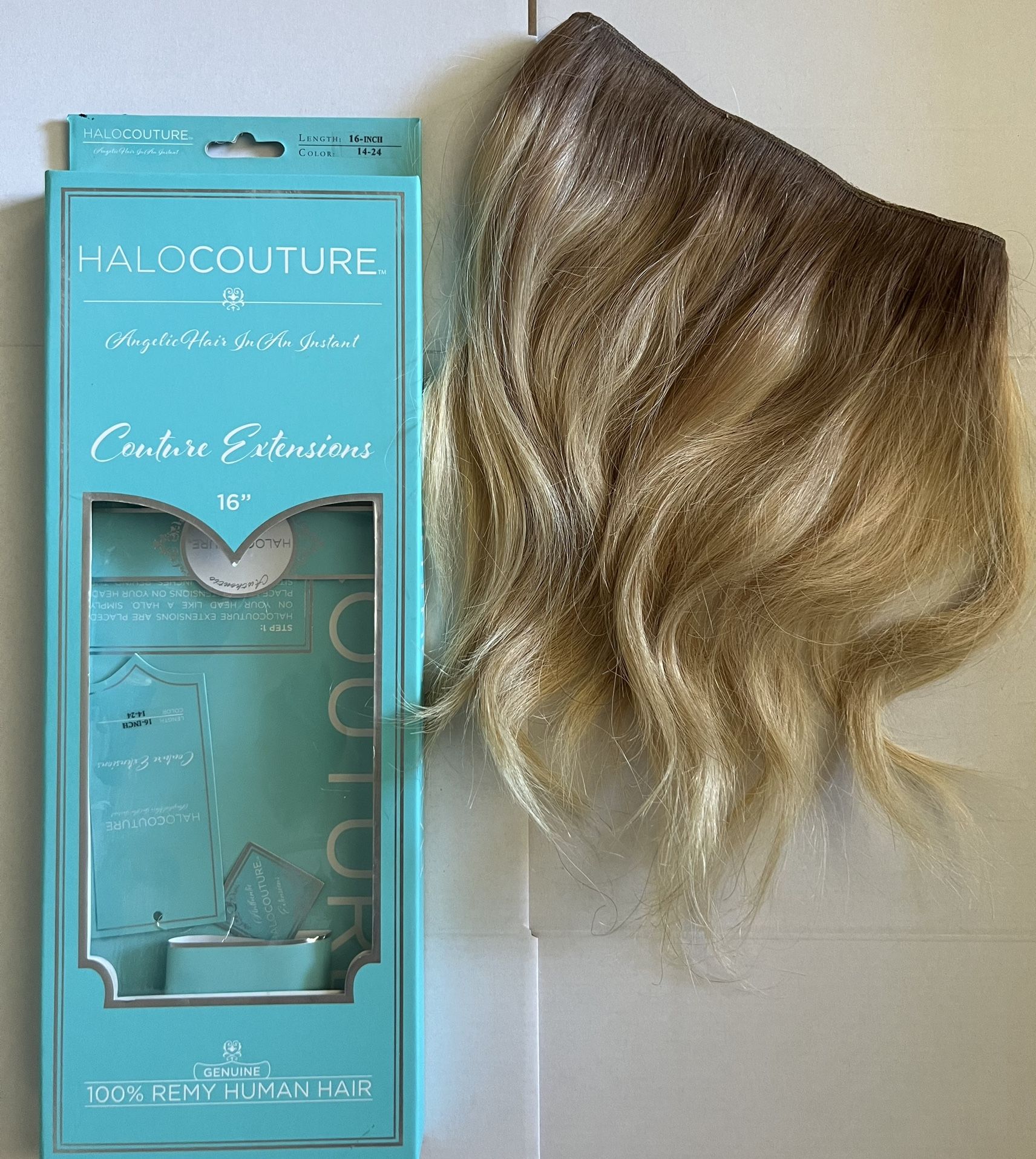Halo Couture Blonde Color 14/24 | 10” Hair Exensions hello my angels: announcement ? ✨HALO EXTENSIONS✨ Halo  main image 3