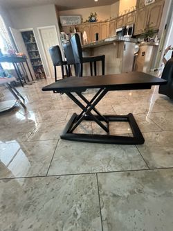 FlexiSpot Height-Adjustable Standing Desk Riser With out Keyboard Tray