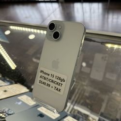 iPhone 15 128gb AT&T/CRICKET 