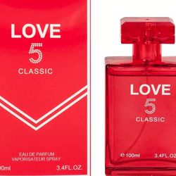 Perfume For Women CLASSIC LOVE 5 RED 3.4oz