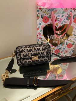Michael Kors MK Monogram Crossbody Bag