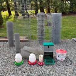 Chicken Bundle+Metal Roofing+Rain Barrel